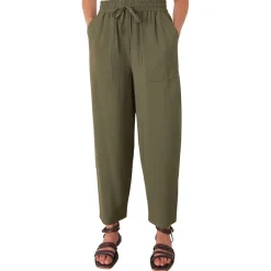 Drawstring Straight Leg Trousers