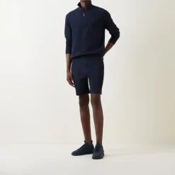 Drawstring Structured Shorts