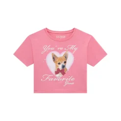 Drop Heart Logo Cropped T-Shirt
