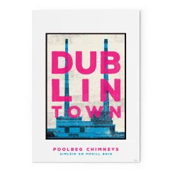Dublin Town Poolbeg Large Print