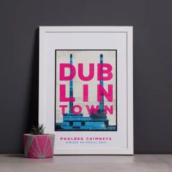 Dublin Town Poolbeg Large Frame