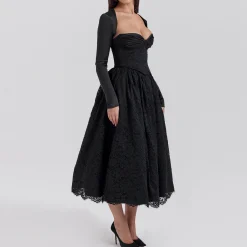 Duchess Lace Corset, Flared Skirt & Bolero Set