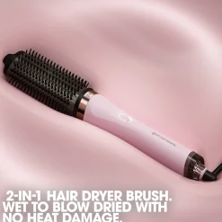 Duet Blowdry Charity Limited Edition Hair Dryer Brush in Pink Sorbet