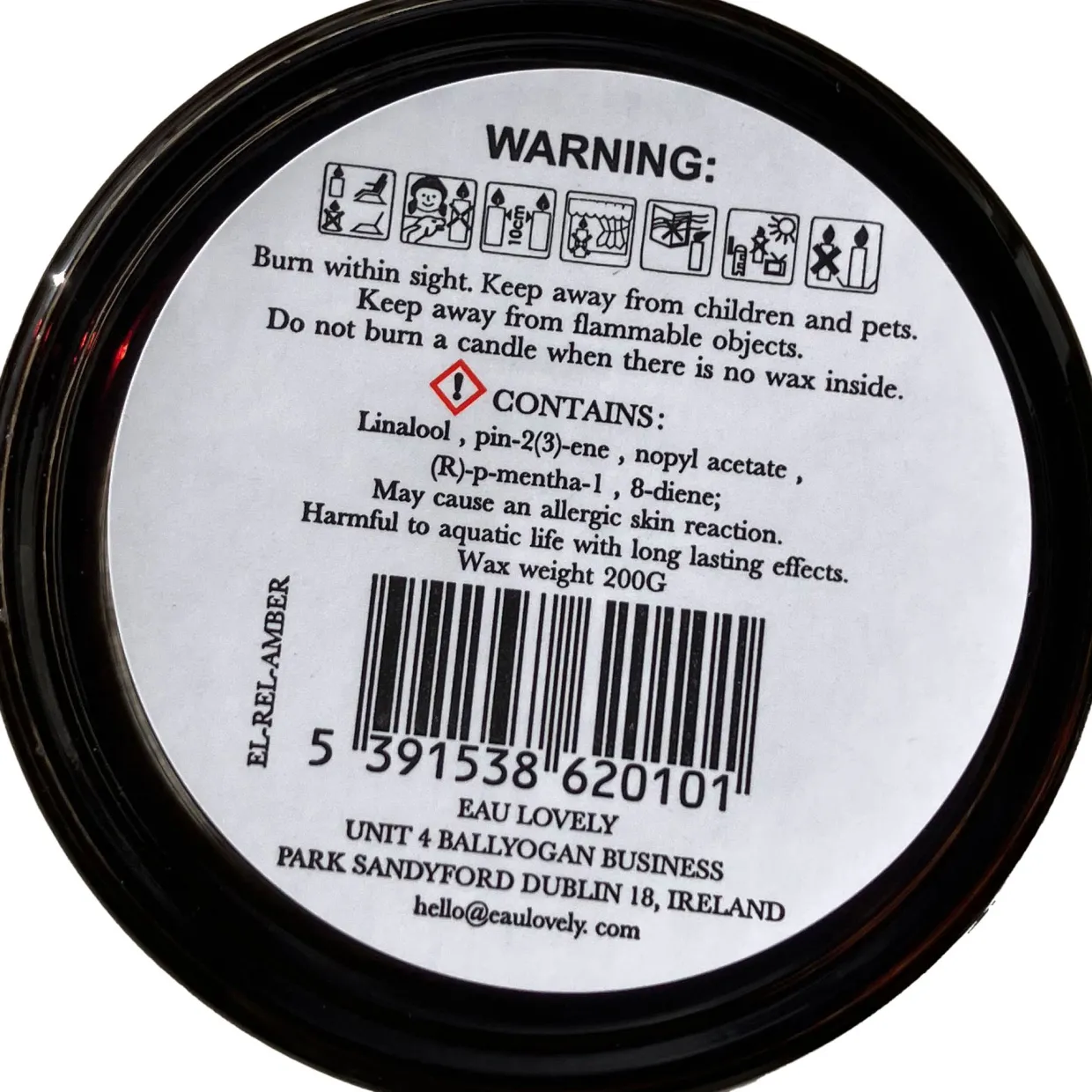 Eau So Relaxed Candle With Amethyst Stones