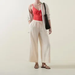 Ecoess Tie-Front Swimsuit