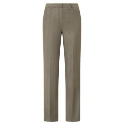 Edison Herringbone Straight Leg Trousers