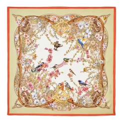Edwardian Garden Silk Scarf