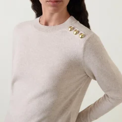 Eleanor Button-Detail Sweater