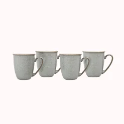 Elements Light Grey Set of Four Coffee Mugs