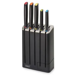 Elevateâ„¢ Knives SlimBlock Five-Piece Knife Set with Sharpener