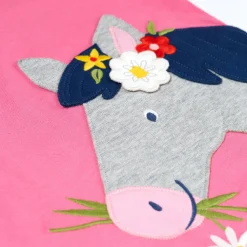 Elise Horse Appliqué T-Shirt