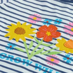 Elise Striped Floral T-Shirt