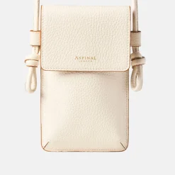 Ella Grained Leather Crossbody Phone Pouch