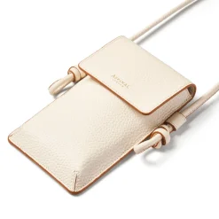 Ella Grained Leather Crossbody Phone Pouch