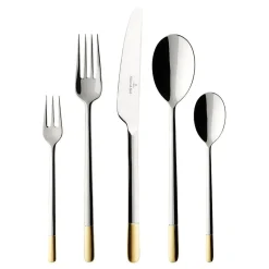 Ella 30-Piece Gold-Plated Cutlery Set