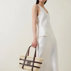 Ella Small Straw Basket Bag