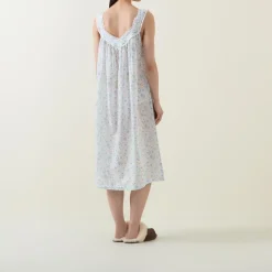 Elle Pansy Print Night Dress