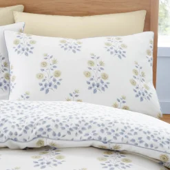 Eloise Floral Duvet Set Blue