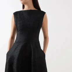 Embellished Jacquard Dress