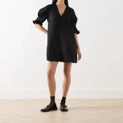 Embellished Jacquard Mini Dress