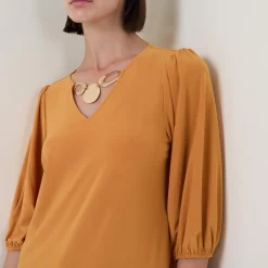 Embellished Solid Blouse