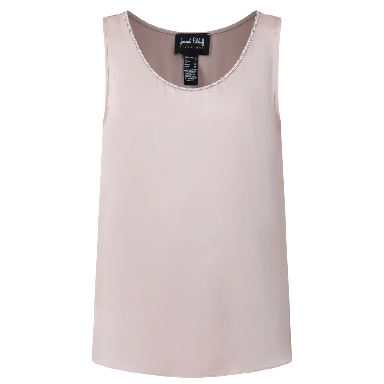 Embellished-Trim Tank Top