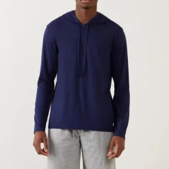 Embroidered Logo Lounge Hoodie