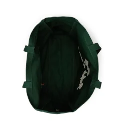 Embroidered Script Logo Canvas Tote Bag