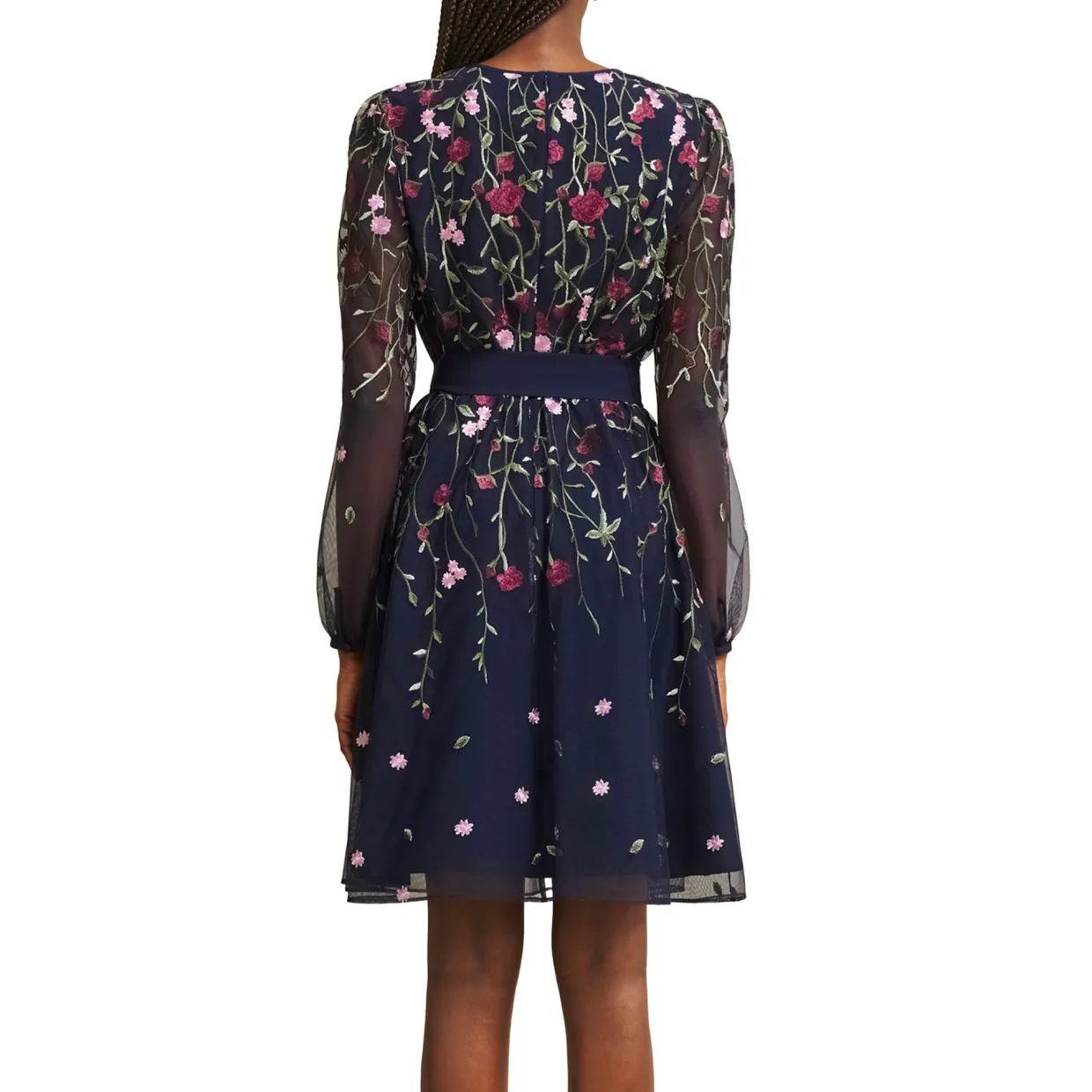 Emmy Floral Flared Mini Dress