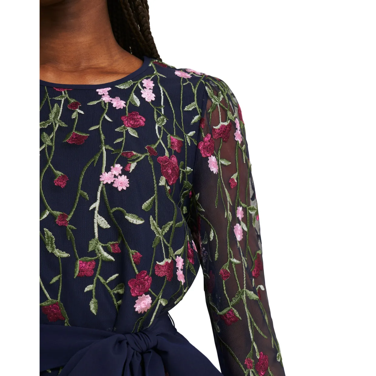 Emmy Floral Flared Mini Dress