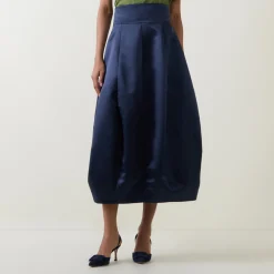 Erin High-Rise Tulip Flared Skirt