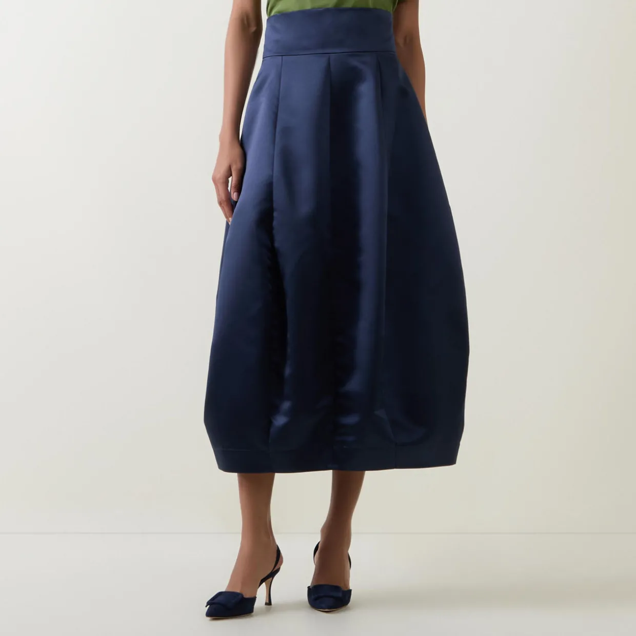 Erin High-Rise Tulip Flared Skirt