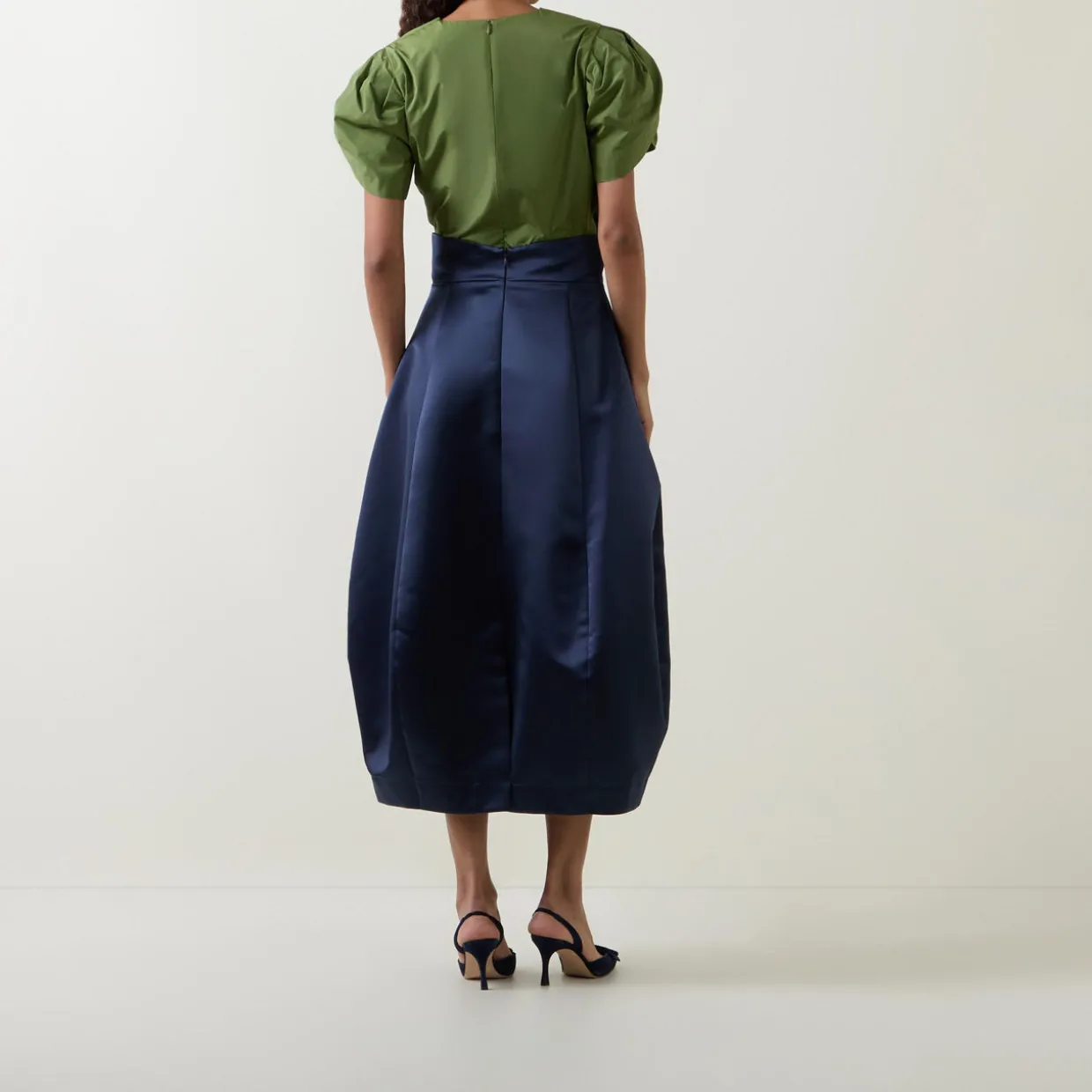 Erin High-Rise Tulip Flared Skirt