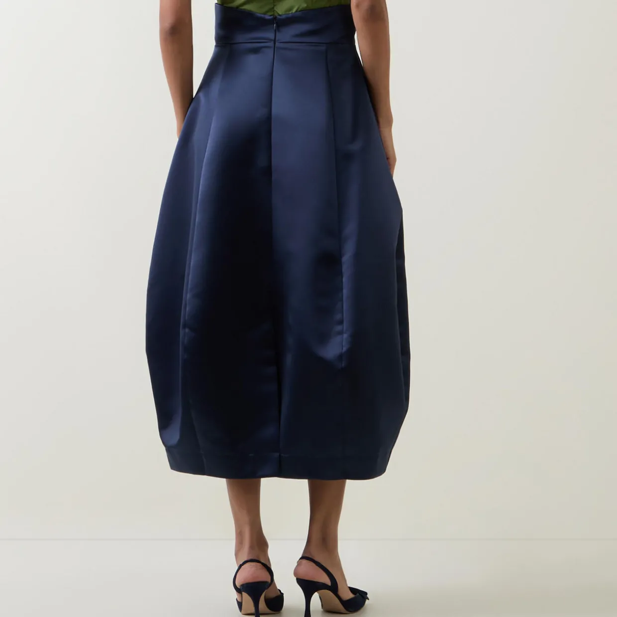 Erin High-Rise Tulip Flared Skirt
