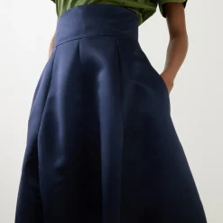 Erin High-Rise Tulip Flared Skirt