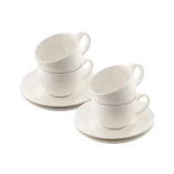 Erne Teacup & Saucers Set of Four