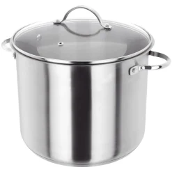 Essentials Glass Lid Stockpot 26cm