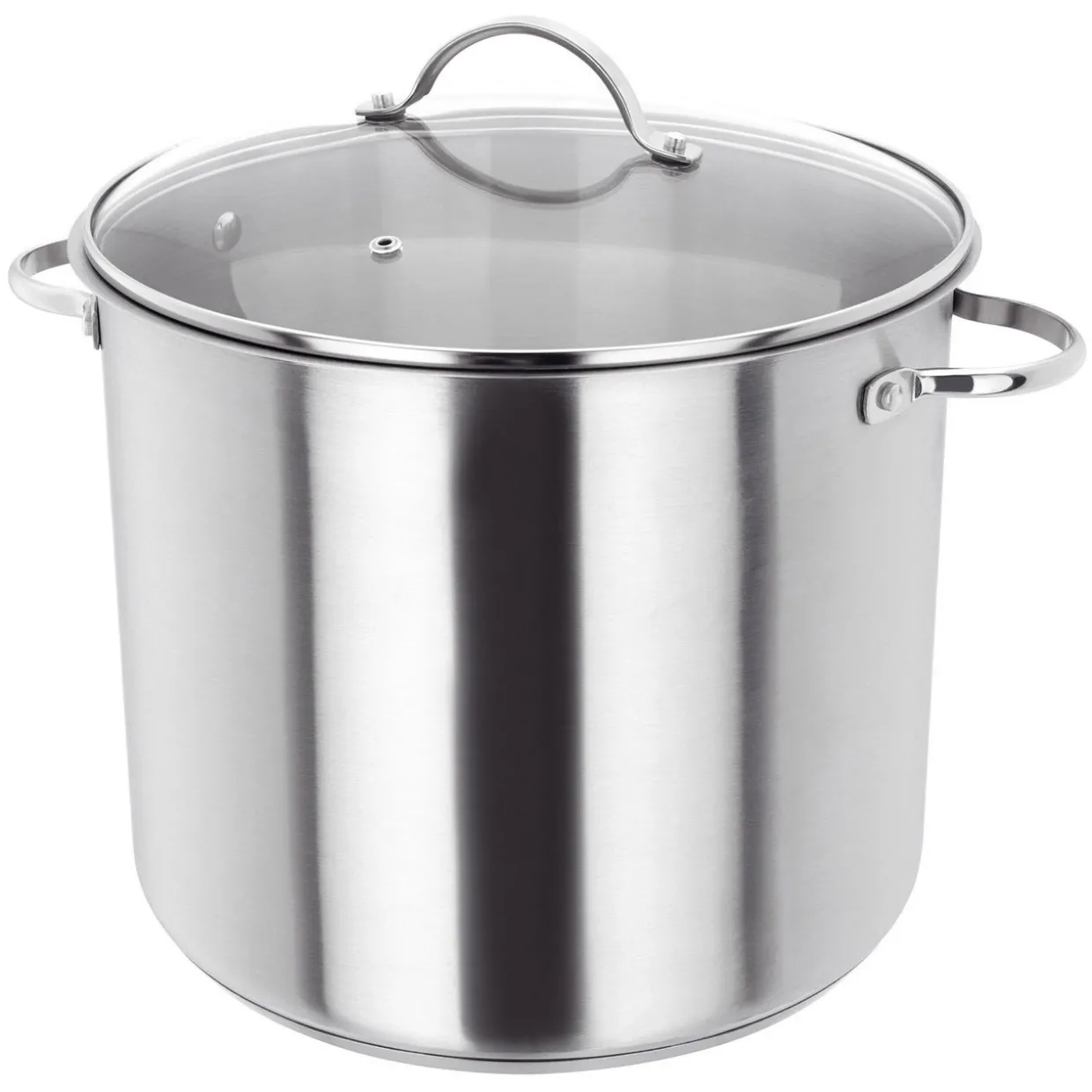 Essentials Glass Lid Stockpot 28cm