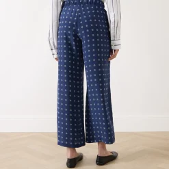 Eusobio Cropped Wide Leg Trousers