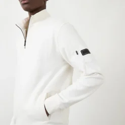 Ewan Half-Zip Logo Sweatshirt