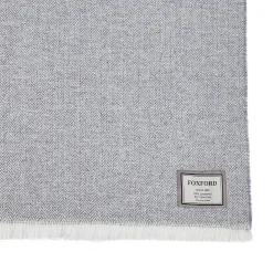 Extra Large Lambswool Throw Grey
