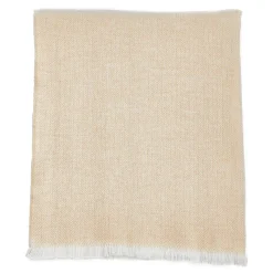 Extra Large Lambswool Throw Camel