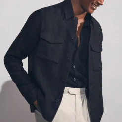 Eze Twin Pocket Linen Overshirt