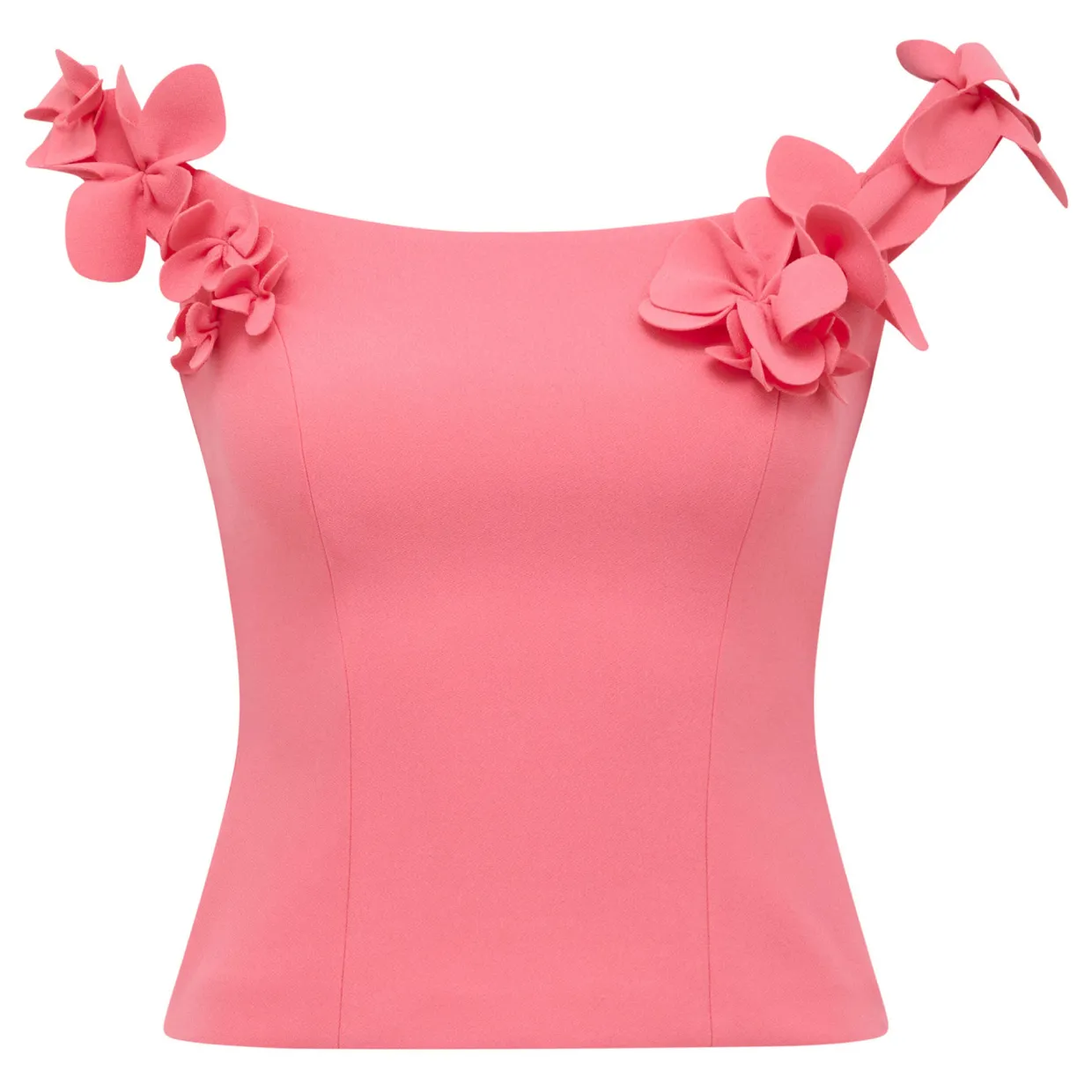 Faye Floral Applique Bardot Top