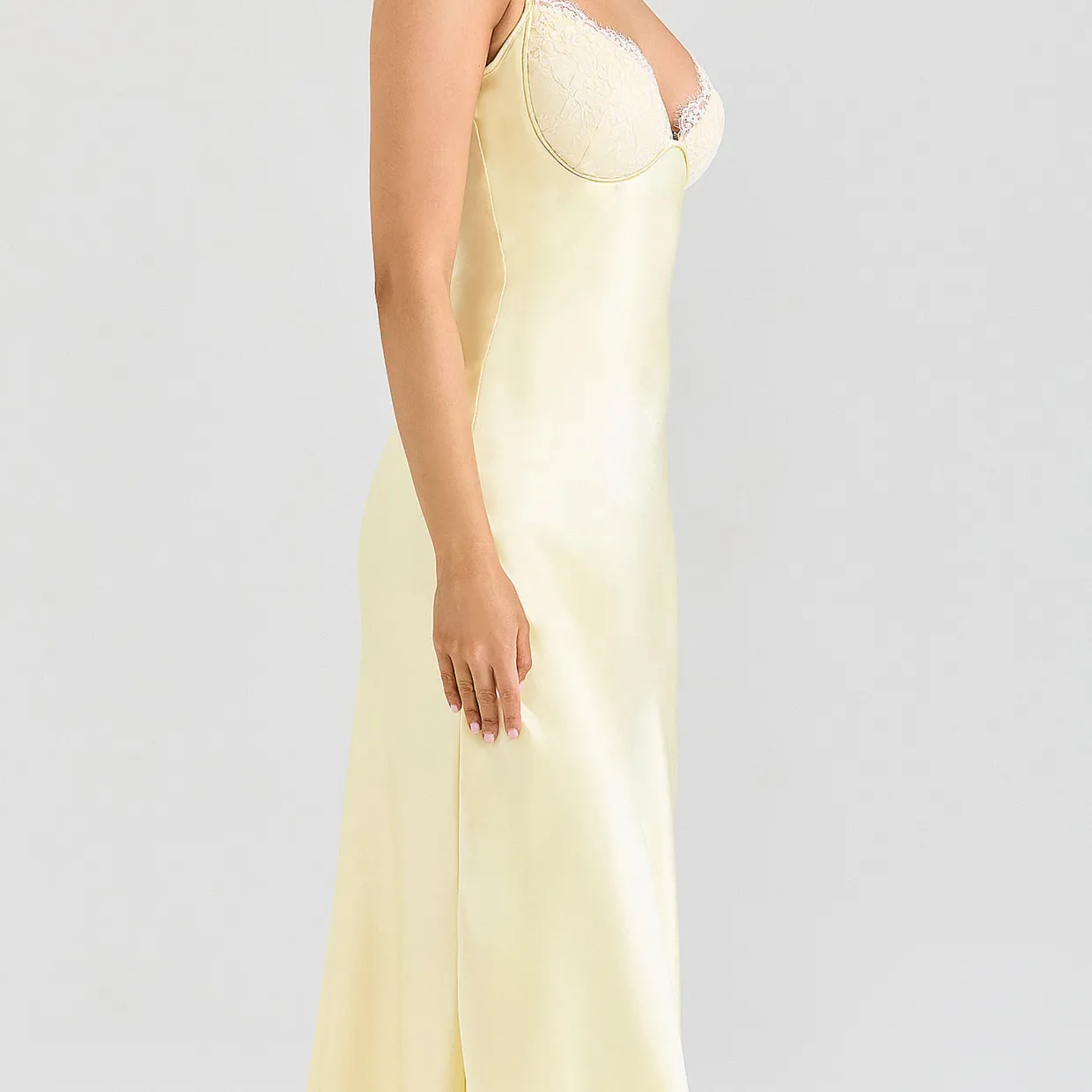 Felicity Satin Bias Cut Dress