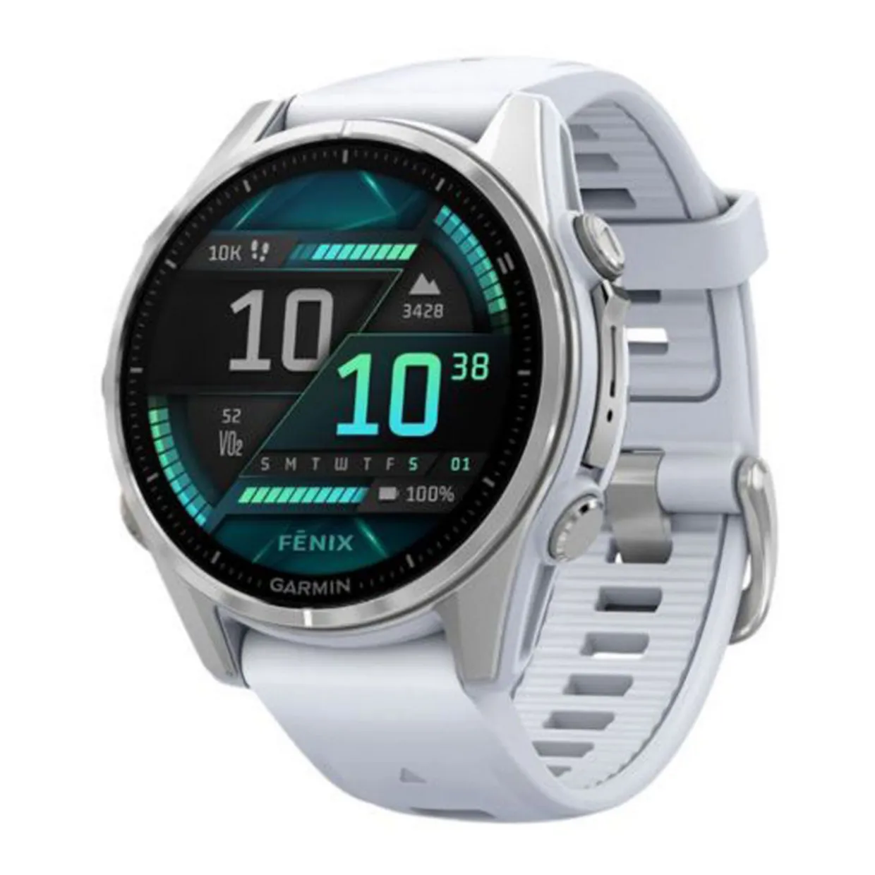 Fenix 8 43mm AMOLED Glass Whitestone