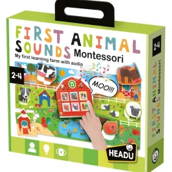 First Animal Sounds Montessori Puzzle