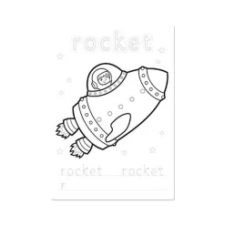 First Words Sticker Colouring Book