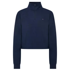 Flag Logo Half-Zip Sweatshirt