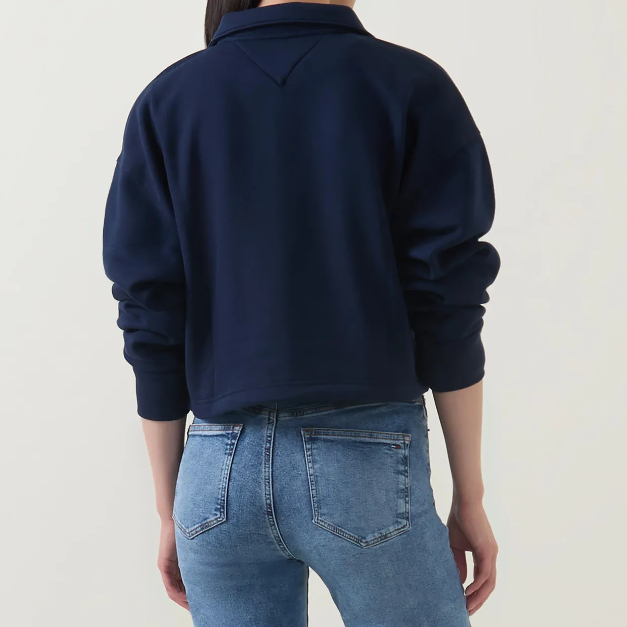 Flag Logo Half-Zip Sweatshirt